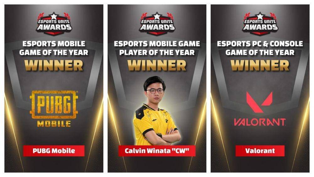 ilustrasi pemenang Esports Unite Awards 2021 (ggwp.id)