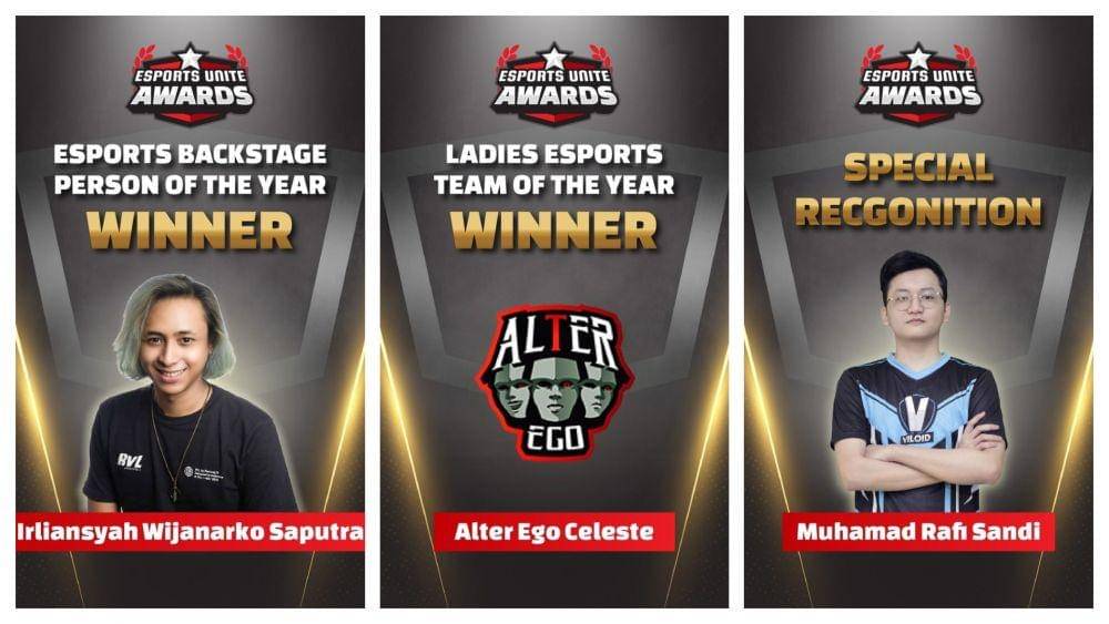 ilustrasi pemenang Esports Unite Awards 2021 (ggwp.id)