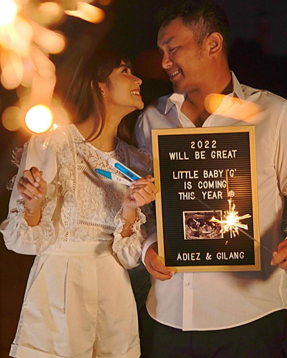 potret Adiezty Fersa dan Gilang Dirga umumkan kehamilan (instagram.com/adieztyfersa)