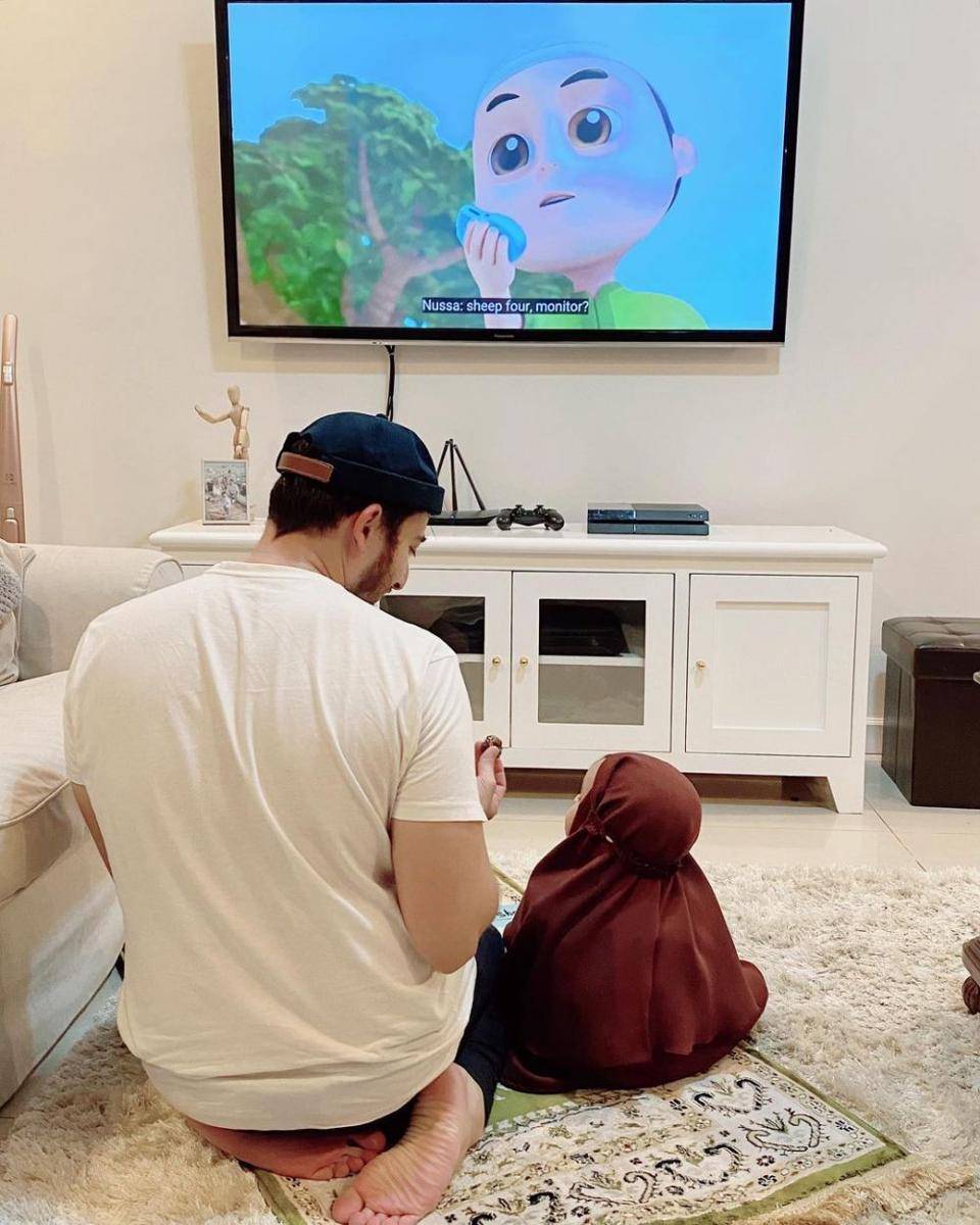 Irvan Farhad dan buah hati (instagram.com/hamidahrachmayanti)