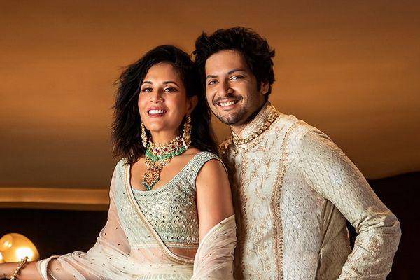 Richa Chadha, Ali Fazal (instagram.com/bridestodayin)