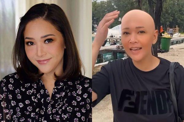 Bikin Shock, 10 Potret Maia Estianty 'Botak Plontos'