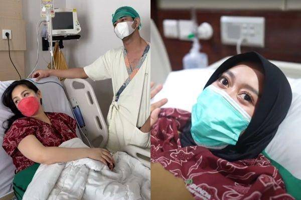 beda lahiran Nagita dan Lesti (instagram.com/chevirgo | youtube/Leslar Entertainment)