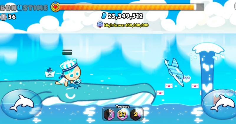 gameplay Peppermint Cookie (dok. Devsisters/Cookie Run: OvenBreak)
