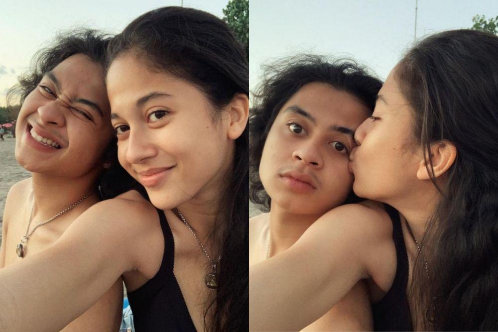 9 Gaya Pacaran Bastian Steel dan Adik Putri Marino yang Makin Lengket