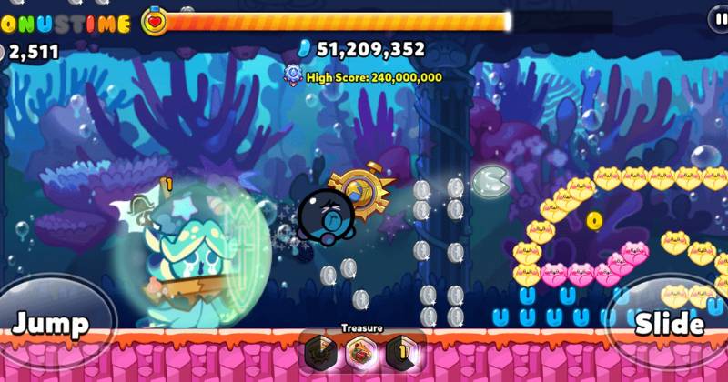 gameplay Squid Ink Cookie (dok. Devsisters/Cookie Run: OvenBreak)