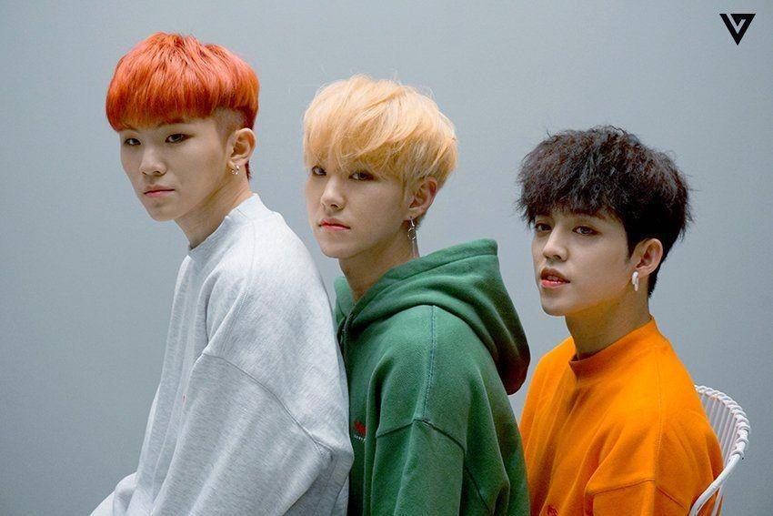 Anggota Leader Unit SEVENTEEN dalam pemotretan single Change Up (twitter.com/pledis_17)
