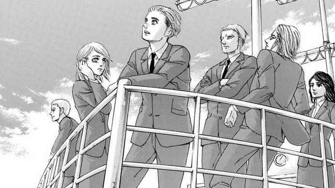 penyintas Rumbling kembali ke Paradis. (dok. Kodansha/Attack on Titan)