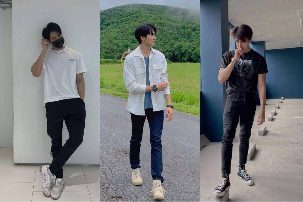 gaya hang out ala Earth Pirapat (instagram.com/theearthe)