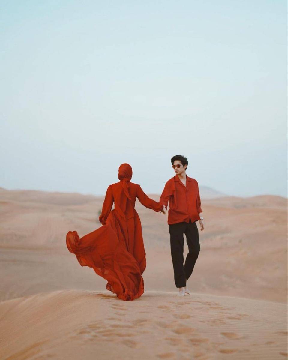 Dubai Desert Safari, Uni Emirat Arab (instagram.com/rey_mbayang)