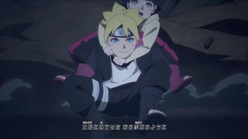 Boruto dan Himawari Uzumaki di opening 10 Boruto. (Dok. Studio Pierrot/Boruto)