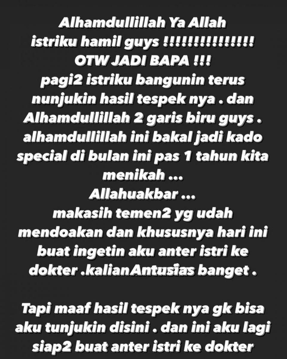 Potret unggahan Evan Marvino (instagram.com/evanmarvino)
