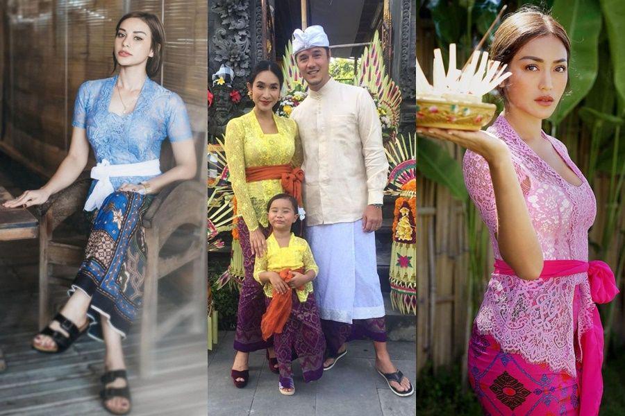 10 Kebaya Bali ala Seleb yang Tinggal di Pulau Dewata, Menawan Hati!