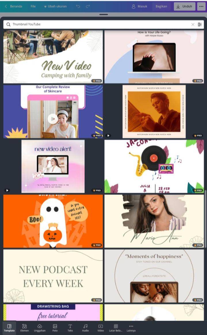 ilustrasi desain thumbnail YouTube (www.canva.com)