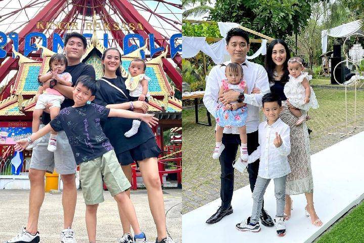 kolase potret keluarga Cynthia wijaya (instagram.com/cyncynwijaya)