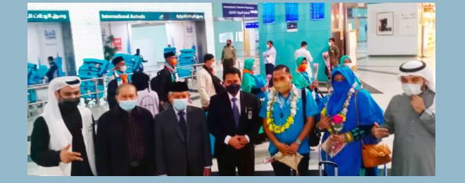Jemaah umrah asal Indonesia tiba di Tanah Suci (Dok. Kemlu)