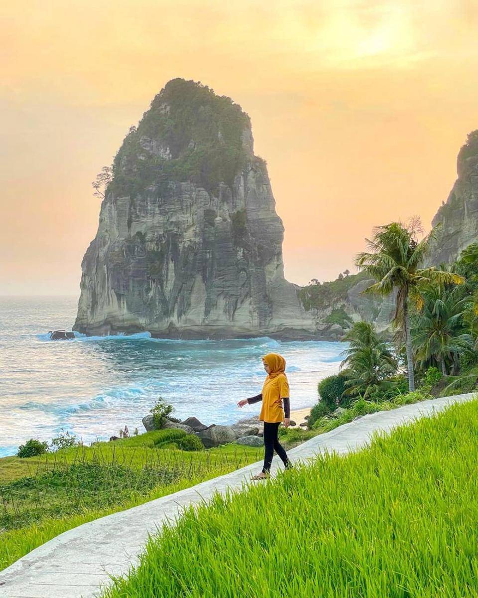 Pantai Pangasan. (instagram.com/rista_vanjaya)