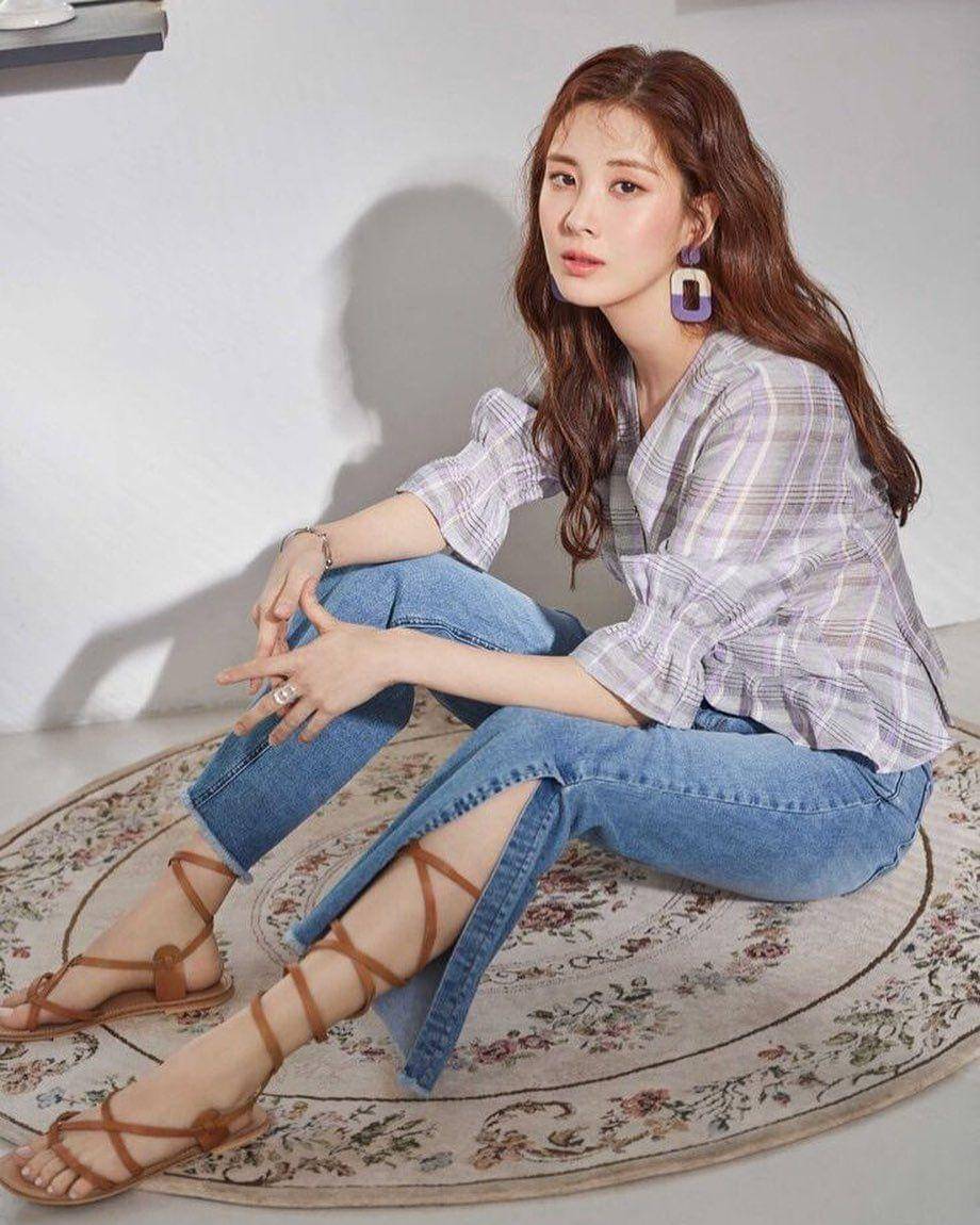 celana jeans member SNSD (instagram.com/snsdoutfit)
