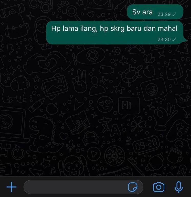 chat kasih tahu nomor WA (instagram.com/humorsantuy)