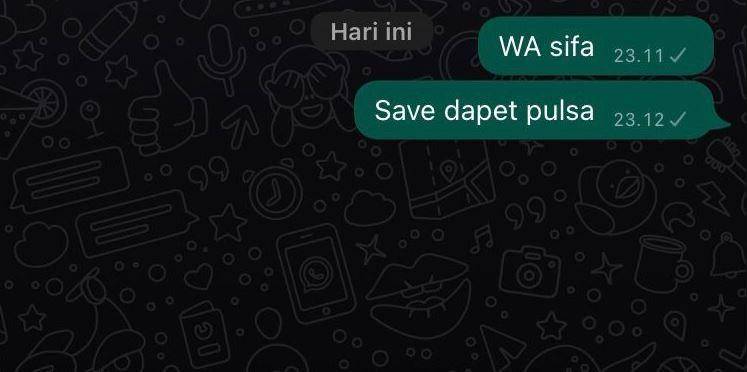 chat kasih tahu nomor WA (instagram.com/candaan.receh)