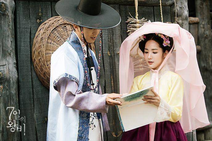 Park Min Young di balik layar drama Queens For Seven Days (program.kbs.co.kr)