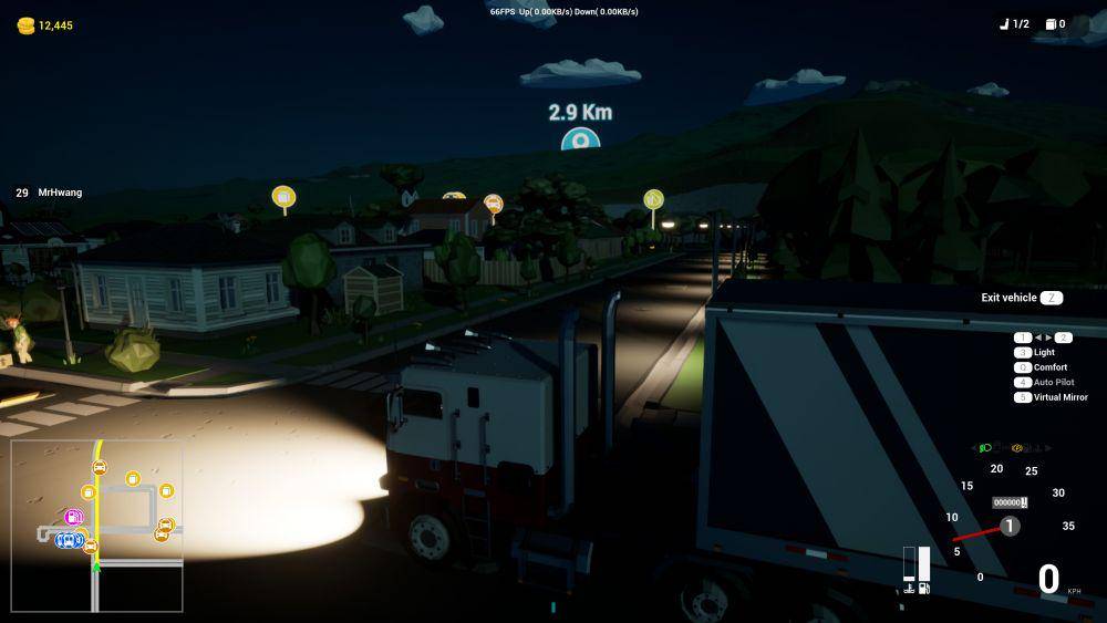 Tampilan visual Motor Town: Behind The Wheel tampak sederhana. (dok. P3 Games/Motor Town: Behind The Wheel)
