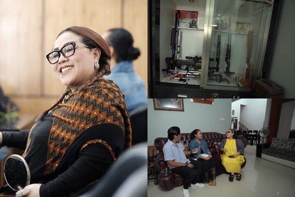9 Potret Rumah Nunung, Koleksi Senapan Anginnya Curi Perhatian