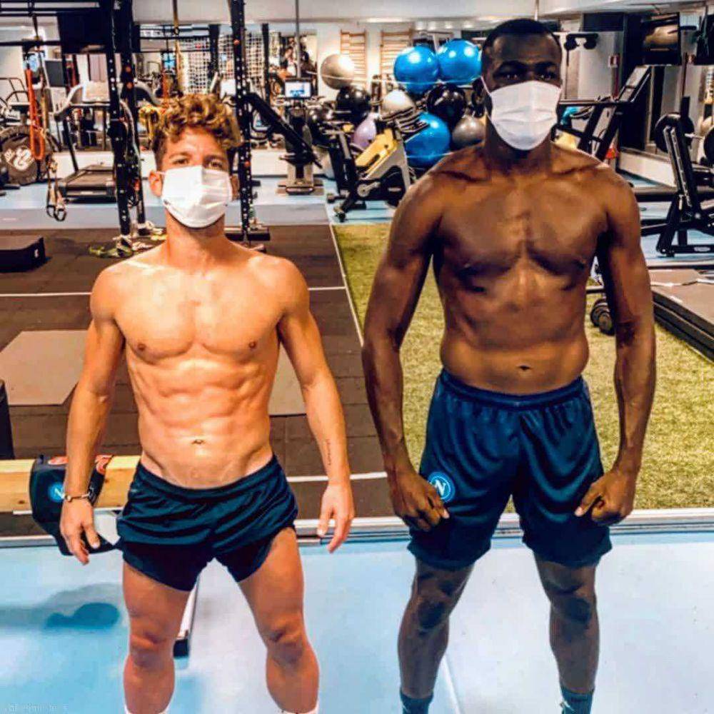 Dries Mertens dan Kalidou Koulibaly (instagram.com/driesmertens)