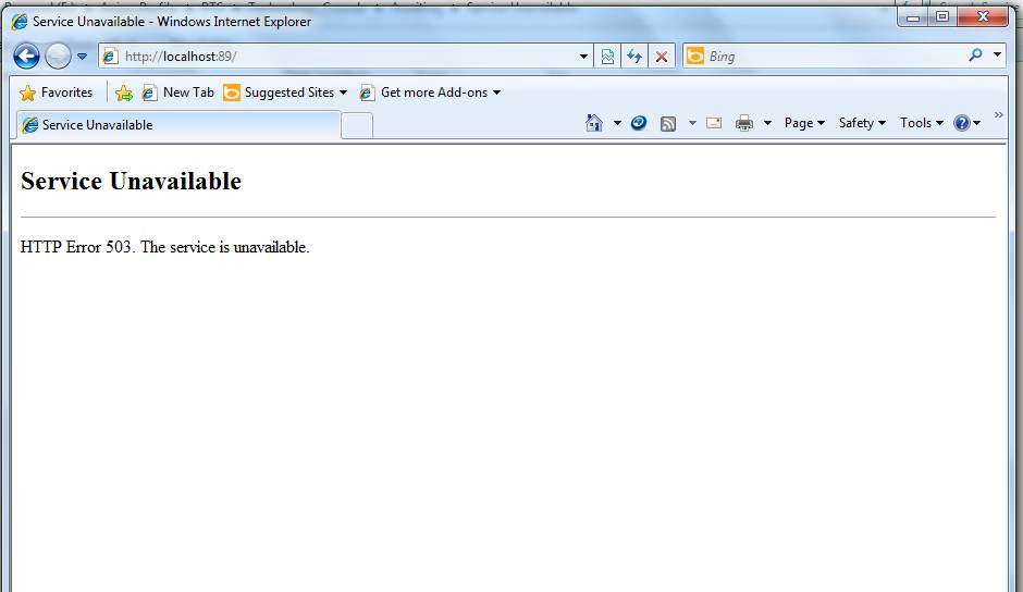 503 Service Unavailable (sharepoint.stackexchange.com)