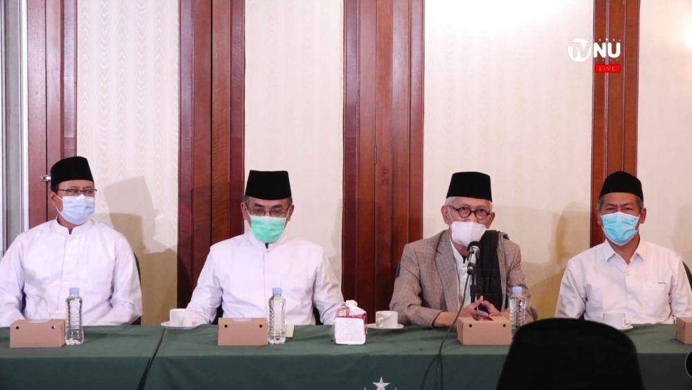 Konferensi pers pengumuman pengurus PBNU periode 2022-2027 (youtube.com/TV NU)