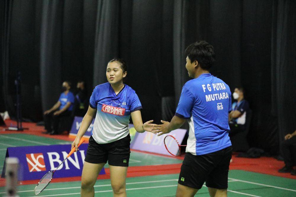 Fadilah Gahara Putra/Alivia Nadifah Salma (Jawa Barat) di Seleknas PBSI 2022 (dok. PBSI) PBSI)