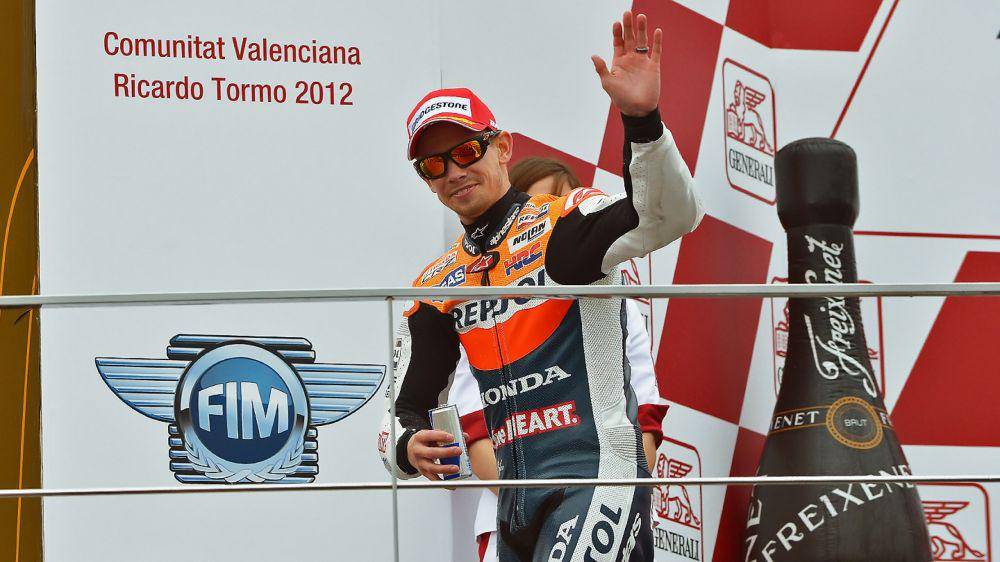 Casey Stoner saat memperkuat Repsol Honda di musim 2012. (motogp.com)