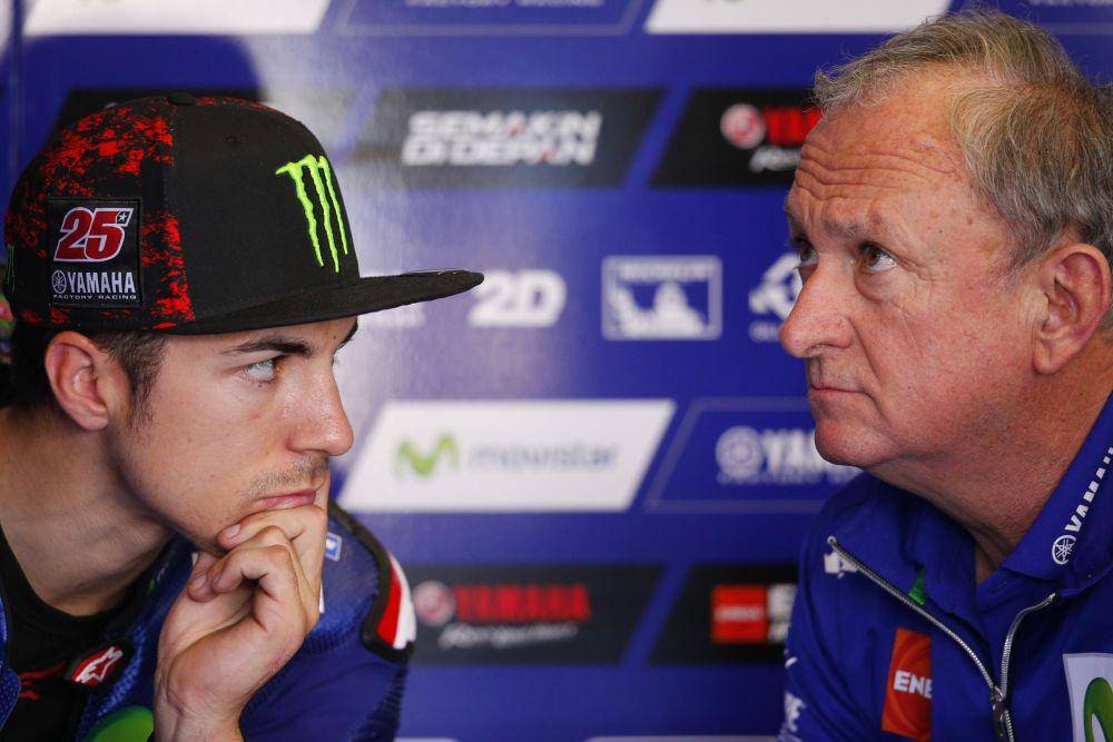 Maverick Vinales dan Ramon Forcada (motogp.com)