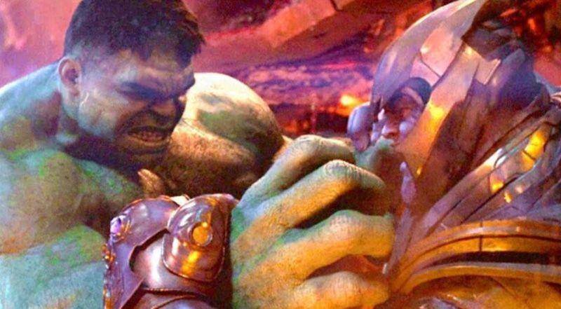 Hulk lawan Thanos di Infinity War. (Dok. Marvel Studios/Avengers: Infinity War)