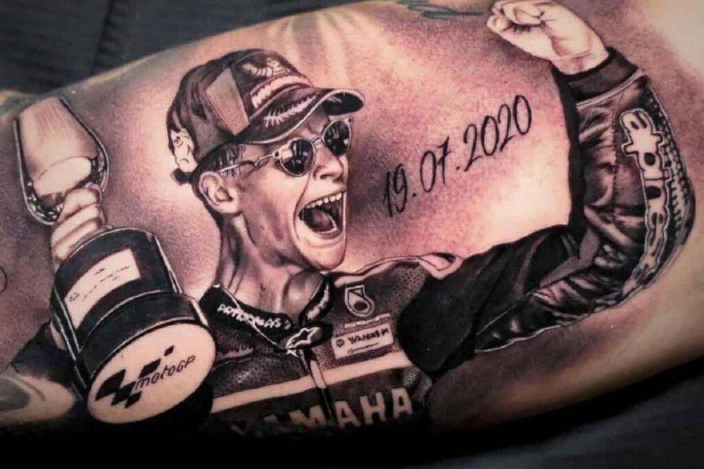 tato di lengan Fabio Quartararo (paddock-gp.com)