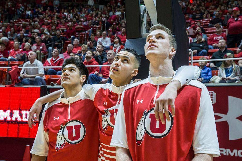 Jakob Poeltl saat bermain untuk Utah Utes. (nstagram.com/jakob)