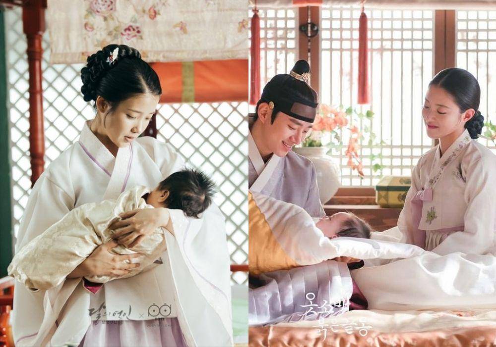 potret IU dan anaknya (dok. SBS/Moon Lovers: Scarlet Heart Ryeo) | potret Lee Jun Ho dan Lee Se Young (instagram.com/mbcdrama_now)
