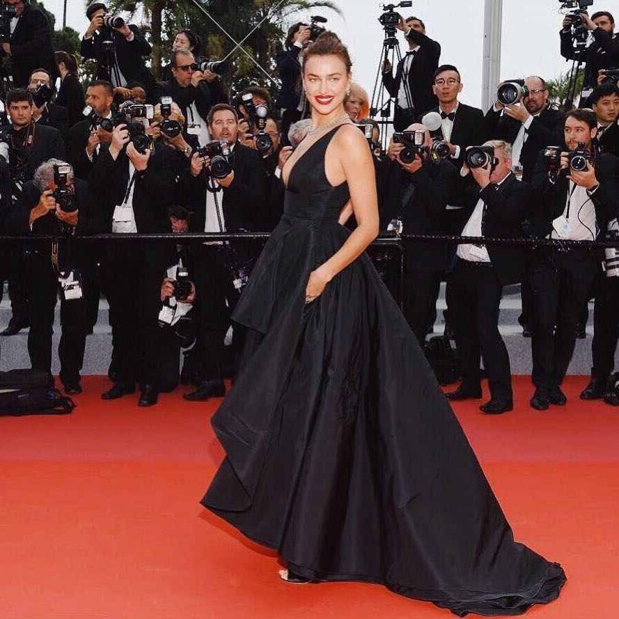 red carpet looks Irina Shayk (instagram.com/irinashayk)