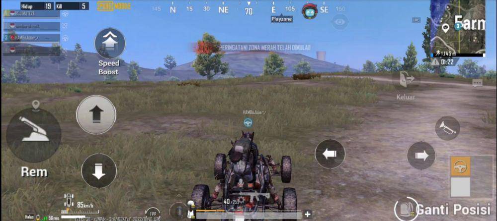 ilustrasi menggunakan kendaraan (dok. PUBG Corporation/PUBG Mobile)