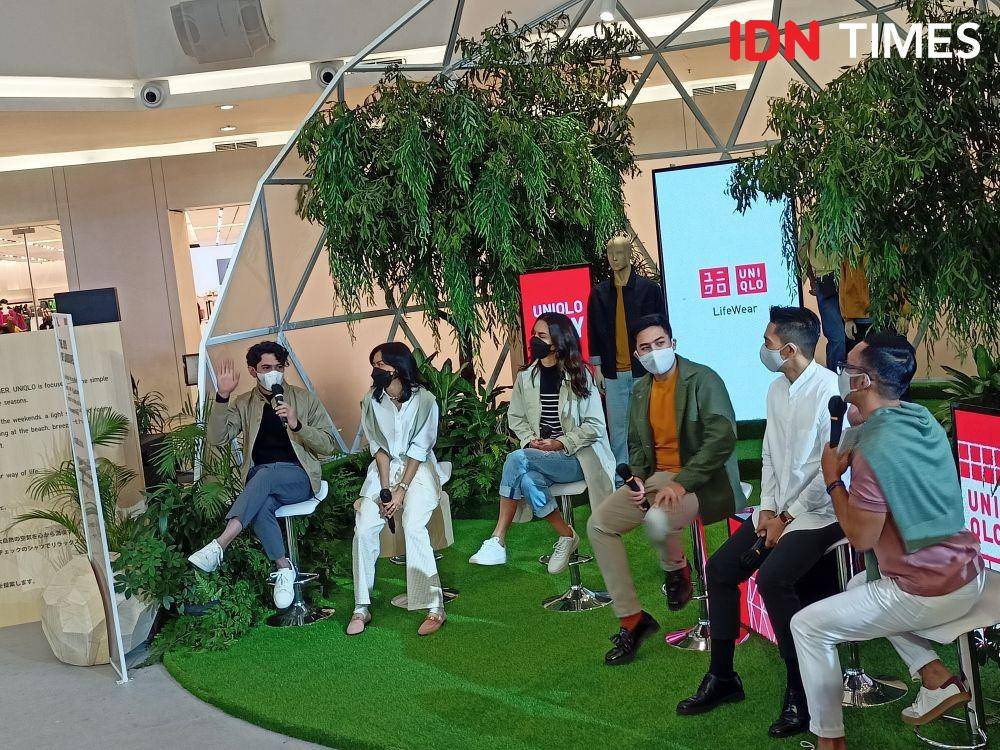 Peluncuran Koleksi LifeWear Spring/Summer 2022 UNIQLO Indonesia. 13 Januari 2022. (IDN Times/M. Tarmizi Murdianto)