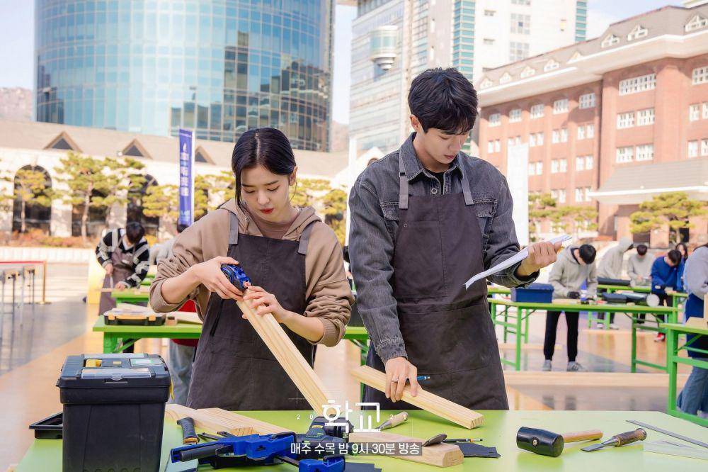 Hwang Boreum Byeol dan Choo Yeong Woo dalam drama School 2021 (dok. KBS2/School 2021)