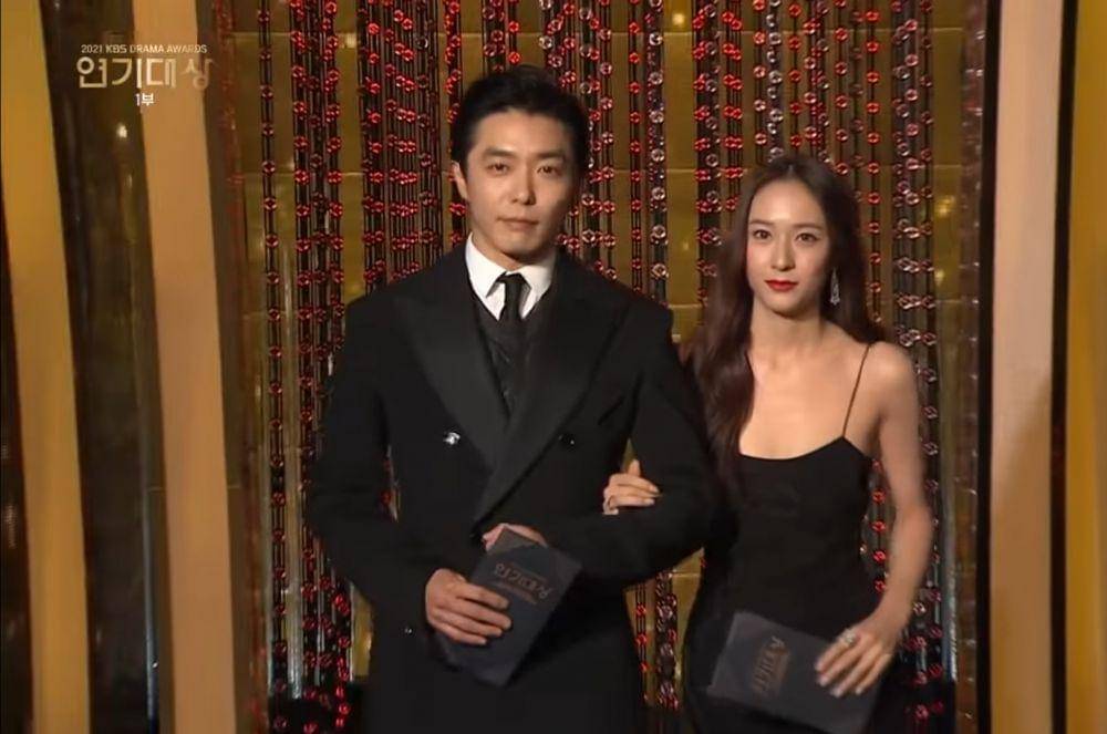 Kim Jae Wook dan Krystal (dok.KBS/KBS Drama Awards 2021)