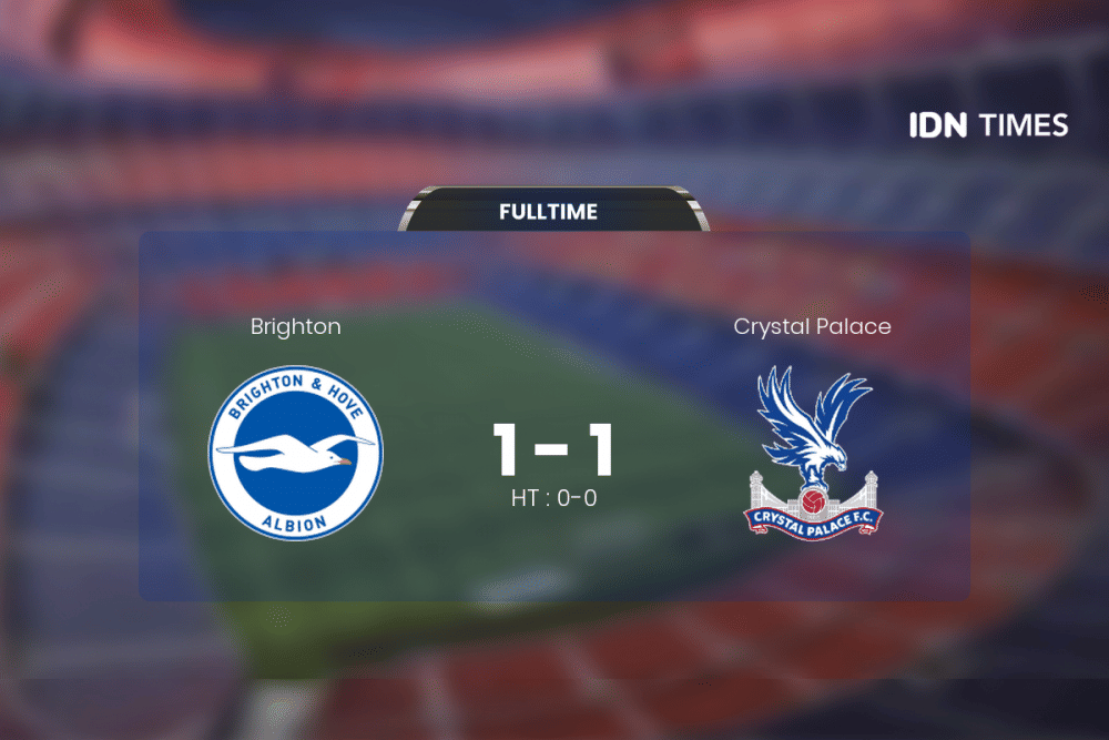 Duel Brighton Vs Crystal Palace Berakhir Antiklimaks