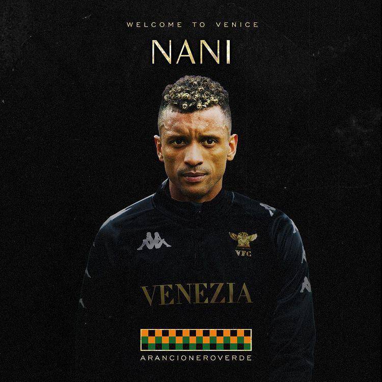 Nani resmi bergabung dengan Venezia. (instagram.com/veneziafc)