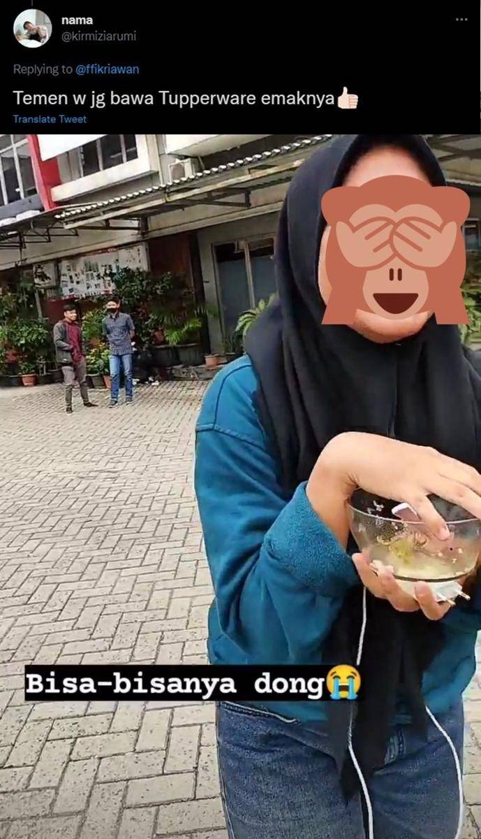 asal selamatkan barang saat gempa (twitter.com/kirmiziarumi)