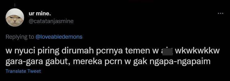 curhat kocak pulang dari rumah pacar (twitter.com/catatanjasmine)