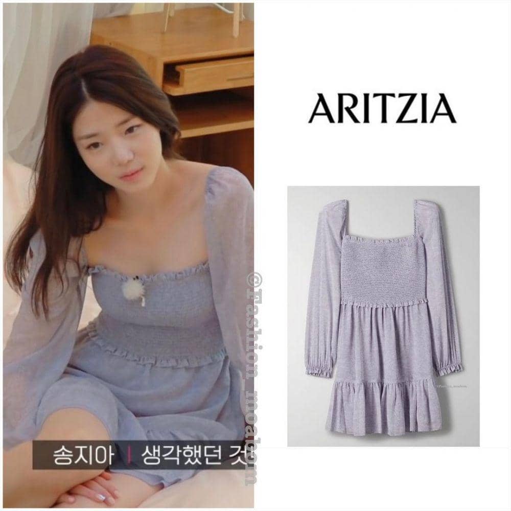 Outfit Shin Ji Yeon (instagram.com/fashion_moabom)