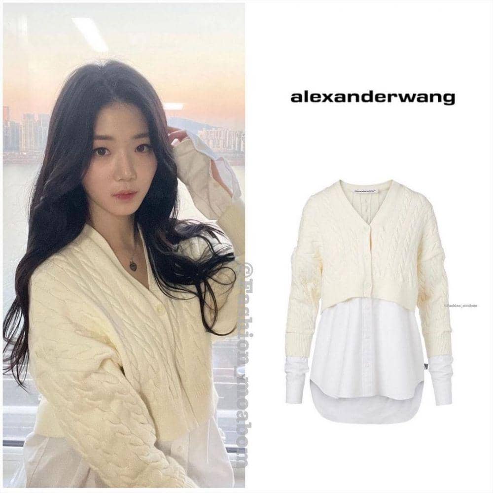 Outfit Shin Ji Yeon (instagram.com/fashion_moabom)