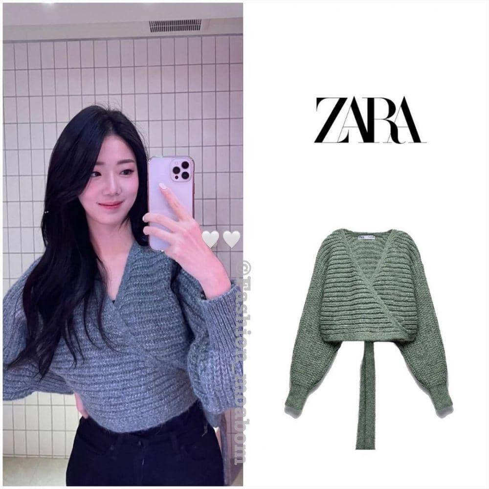 Outfit Shin Ji Yeon (instagram.com/fashion_moabom)