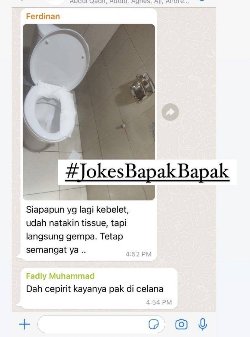 asal selamatkan barang saat gempa (twitter.com/paketmcd)